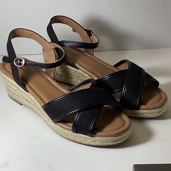 Style & Co Women's Leahh Strappy Espadrille Wedge Sandals - Picture 7 of 12